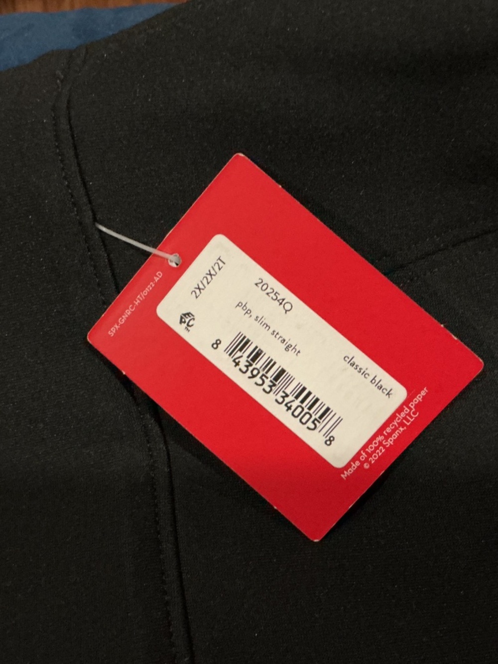 NWT Spanx Black Pants 2XP - Picture 6 of 9
